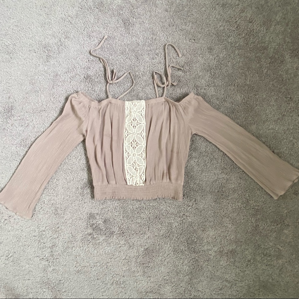 Boho style cropped top